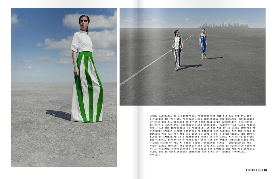 The making of the fashion editorial ‘END OF LINE’ in Unfolded Magazine