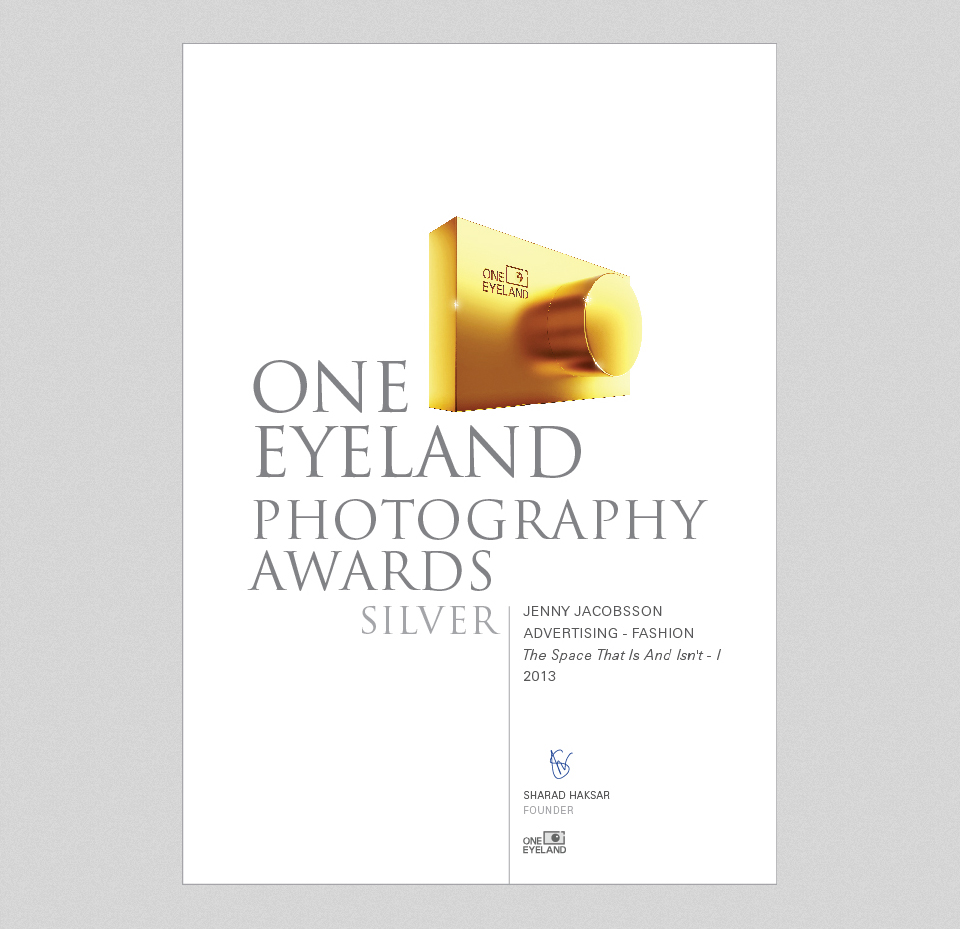 Winner of international One Eyeland Awards, category Advertising – Fashion