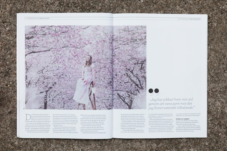 Large interview and feature published in Fotosidan Magasin
