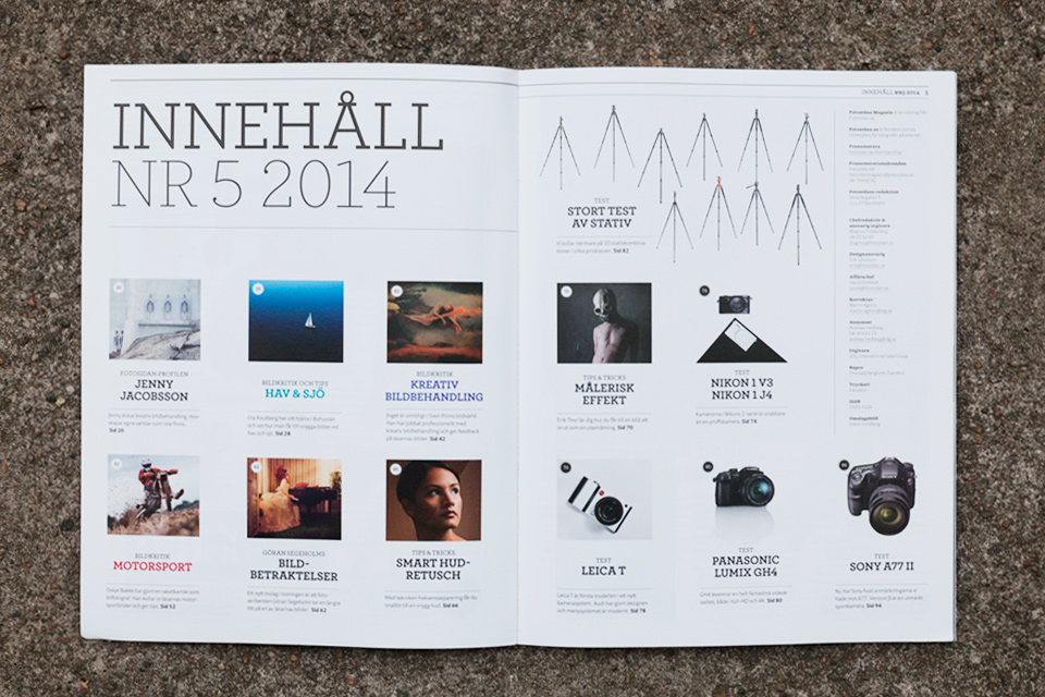 Large interview and feature published in Fotosidan Magasin