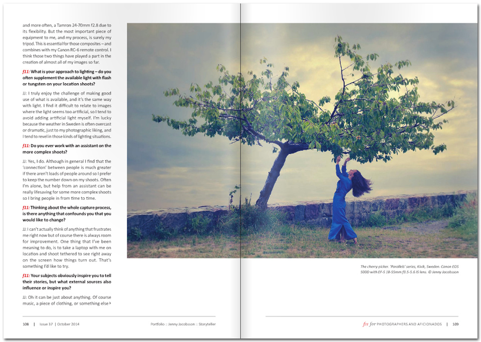 In the spotlight of ‘f11 Magazine’ – 27 page feature and interview