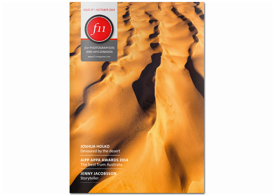 In the spotlight of ‘f11 Magazine’ – 27 page feature and interview