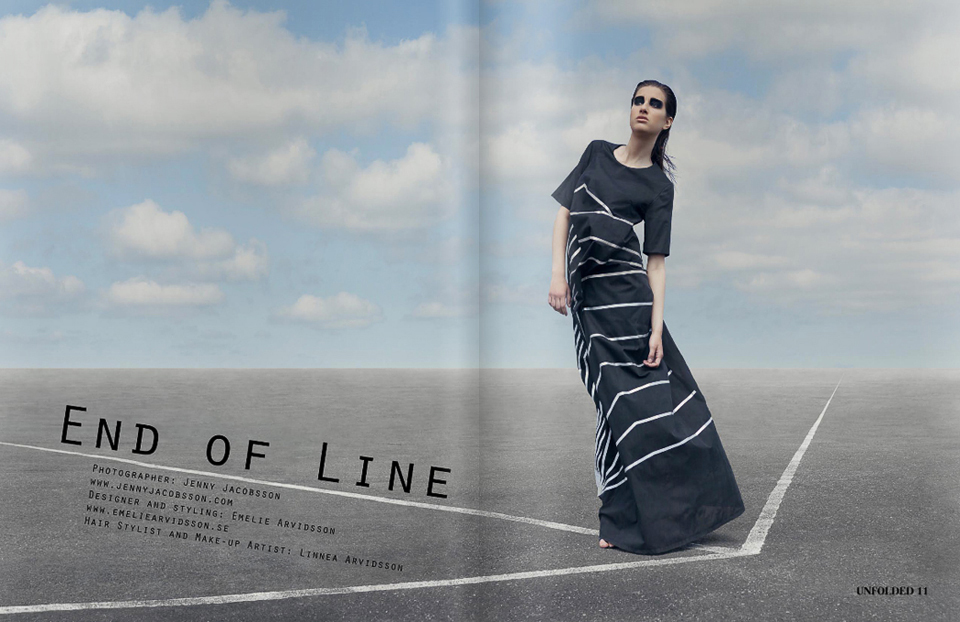 The making of the fashion editorial ‘END OF LINE’ in Unfolded Magazine