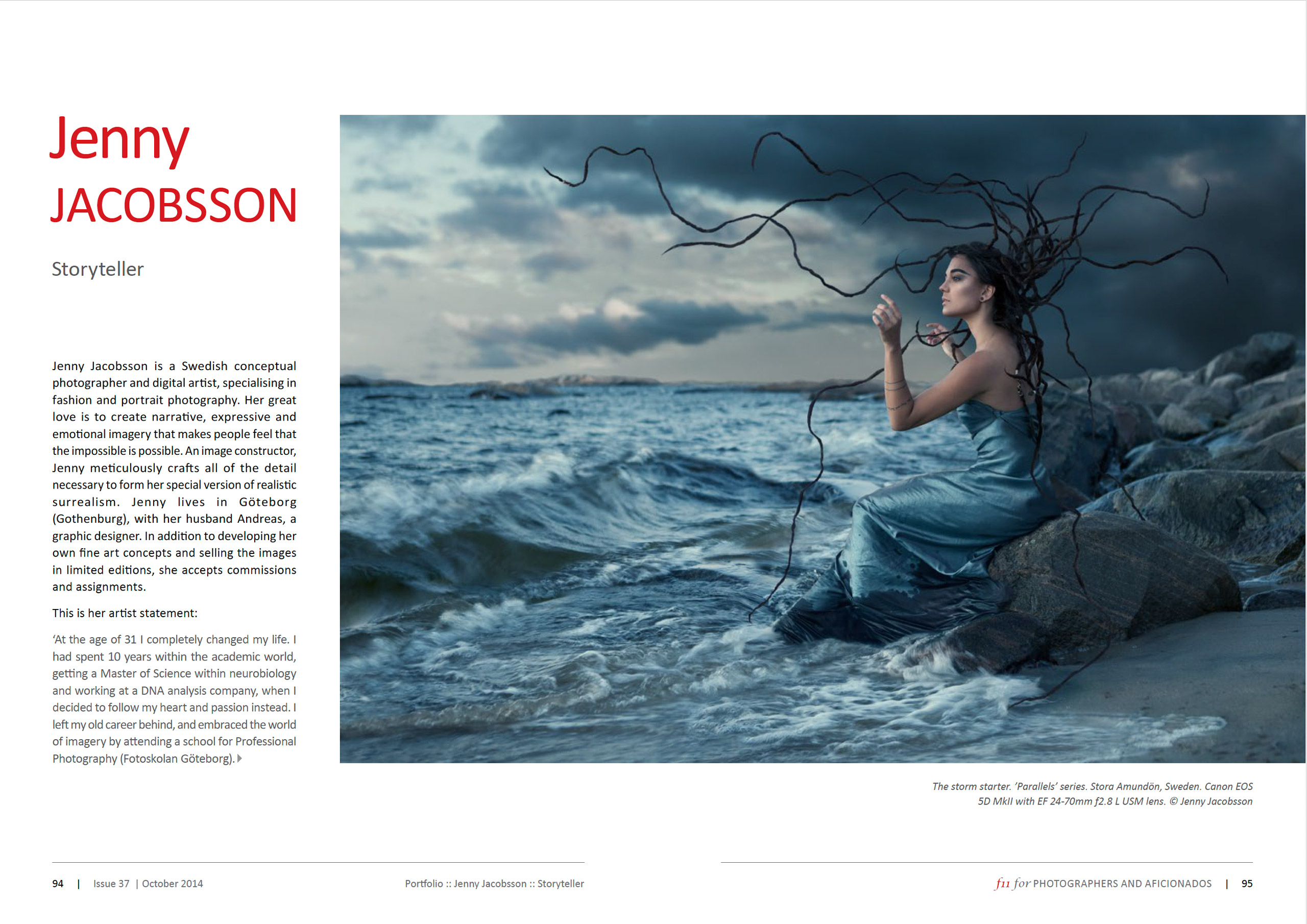 In the spotlight of ‘f11 Magazine’ – 27 page feature and interview